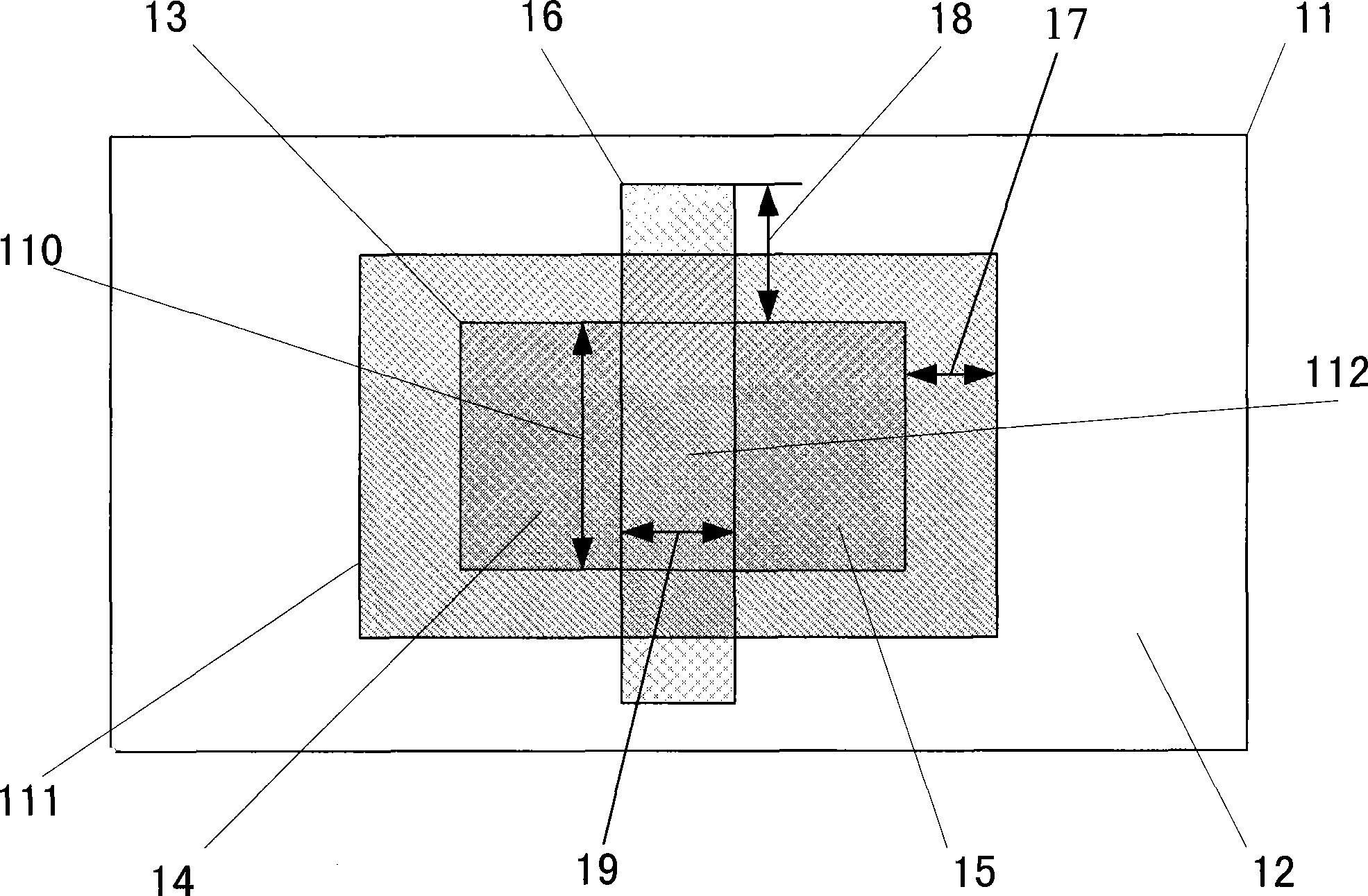 Double-edge anti-integral dose radiation reinforced layout structure