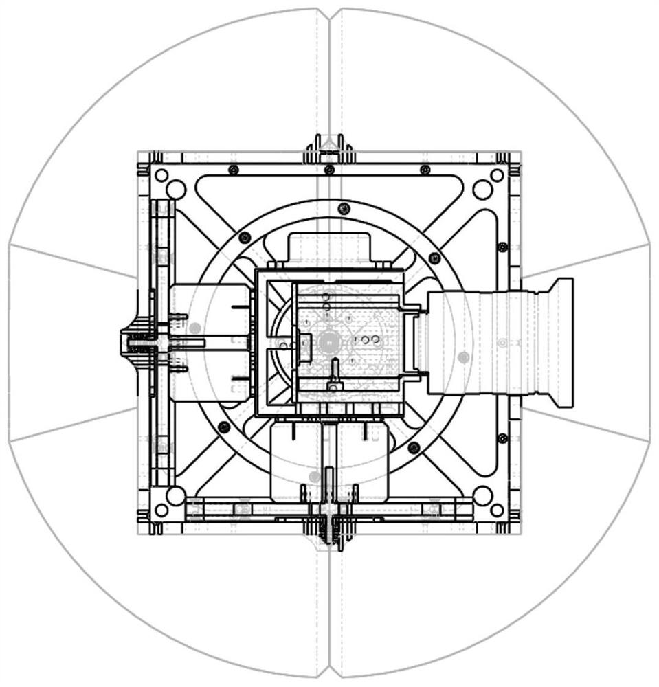 Projection recovery type large-range sensing robot and sensing method