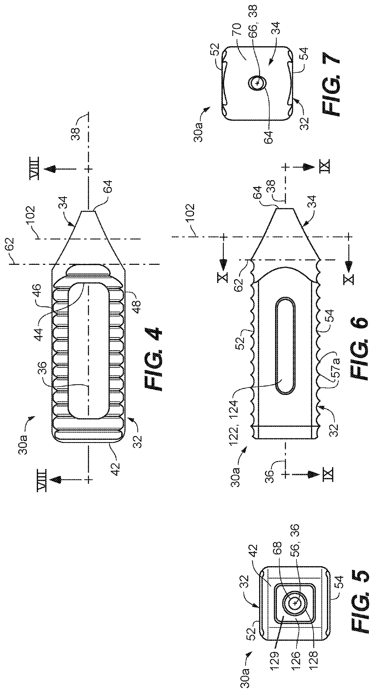 Interbody implant with concave profiled nose