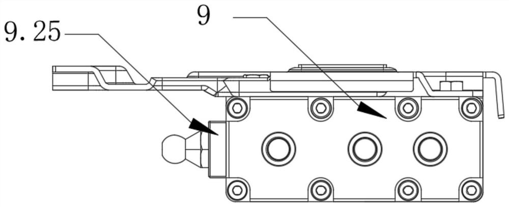 Novel electric automobile trunk cover driving mechanism