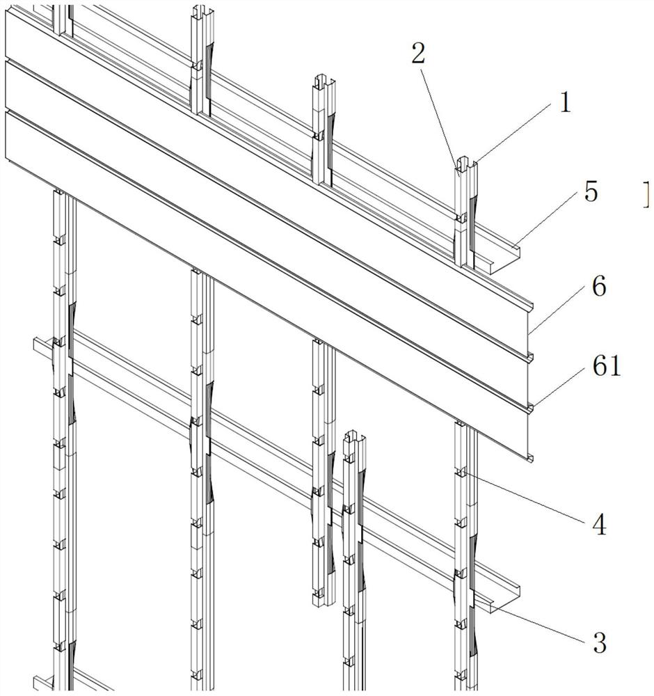 A variable section keel