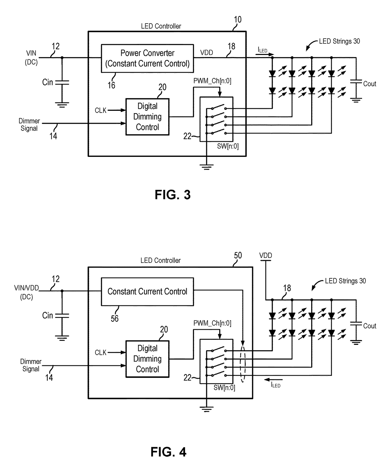 Audible noise reduction method for multiple LED channel systems