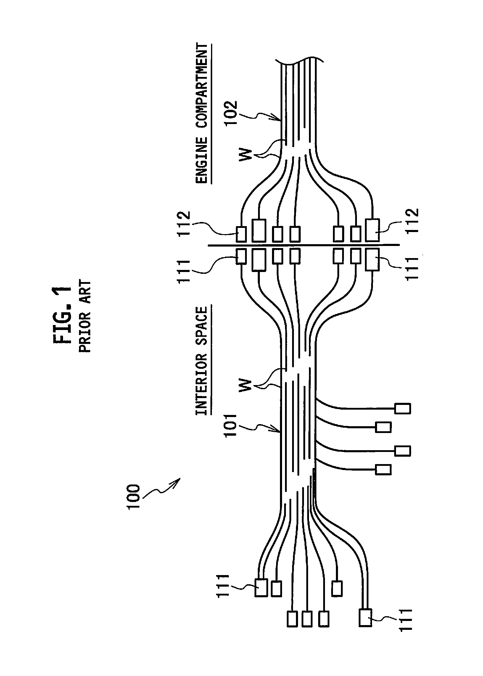 Waveguide and in-vehicle communication system