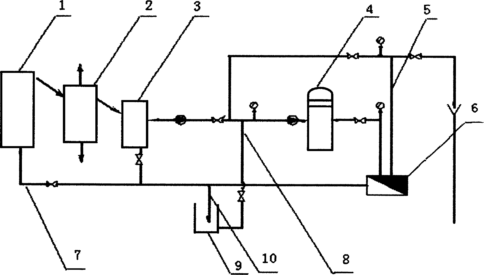Method for separating oil and water of and circularly using degreasant tank-liquor using ultrafiltration technology