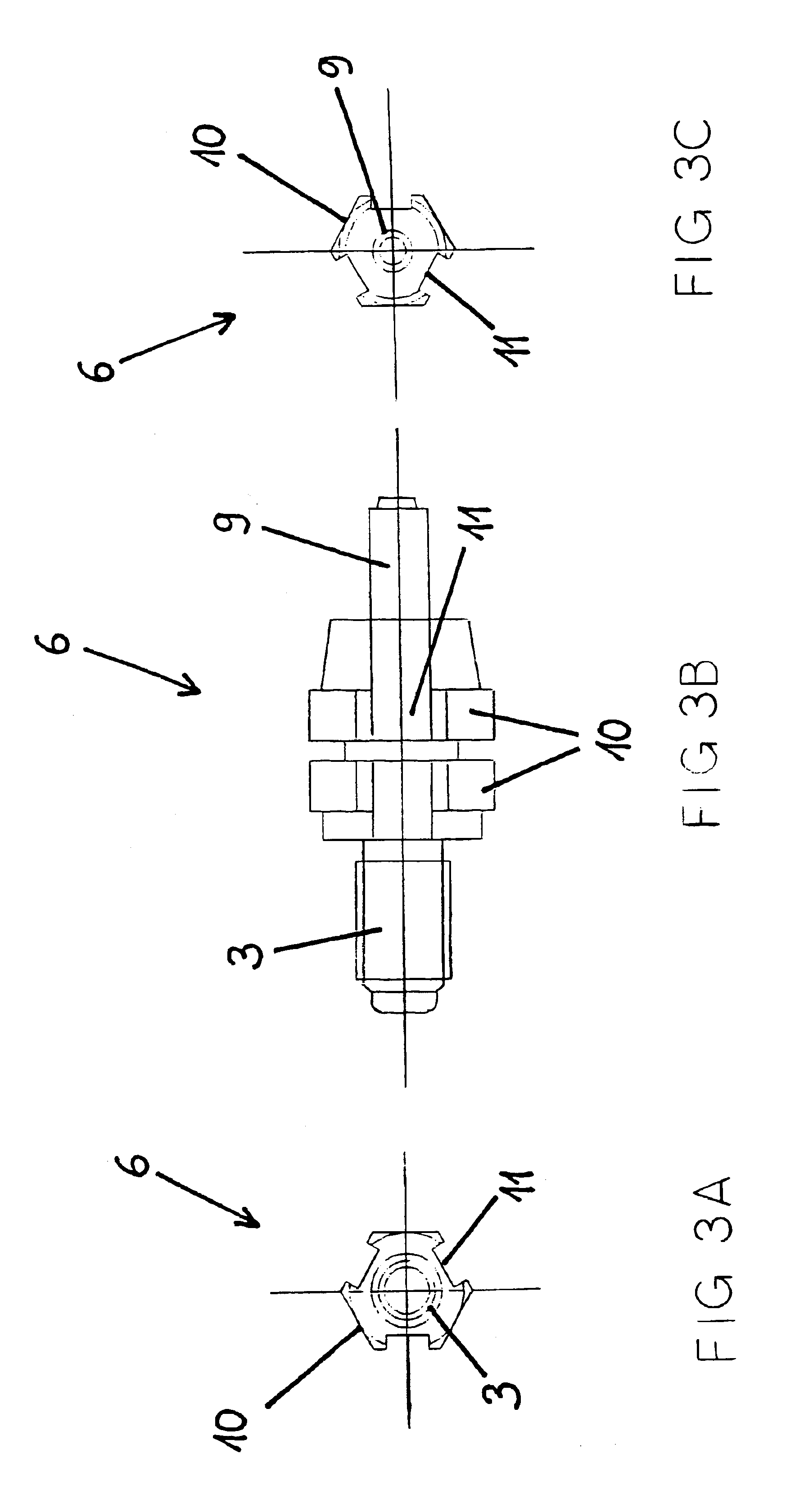 Detachable jacketed antenna with jacket rotation prevention feature