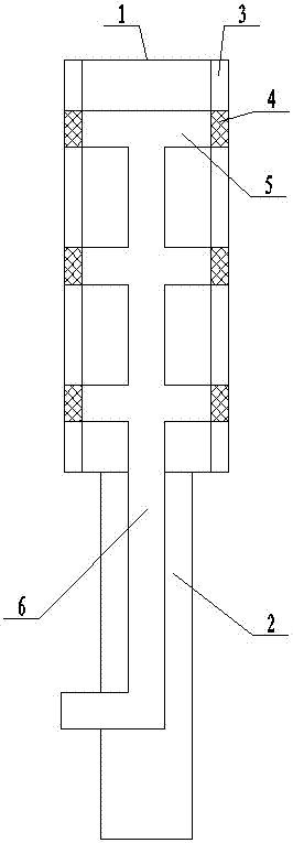 Outdoor exhaust type advertising board structure