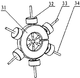 Electric spark yarn singeing machine