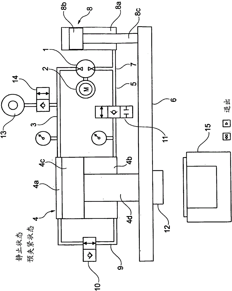 Pre-pressurized hydraulic drive with variable speed pump
