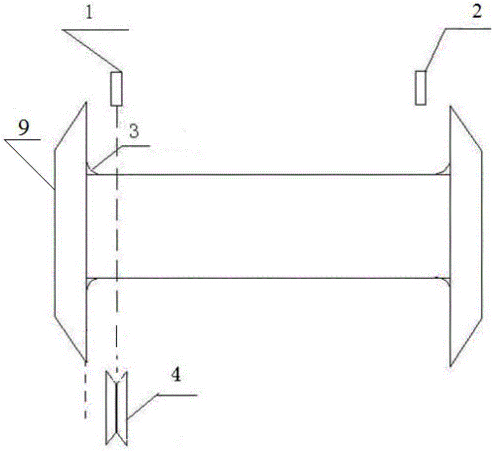 Wire compensation control method of water tank wire drawing machine