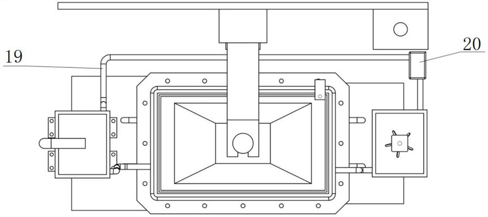 A continuous surface exposure ceramic 3D printing device and its working method