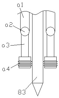 A shearing device for rubber sheet processing