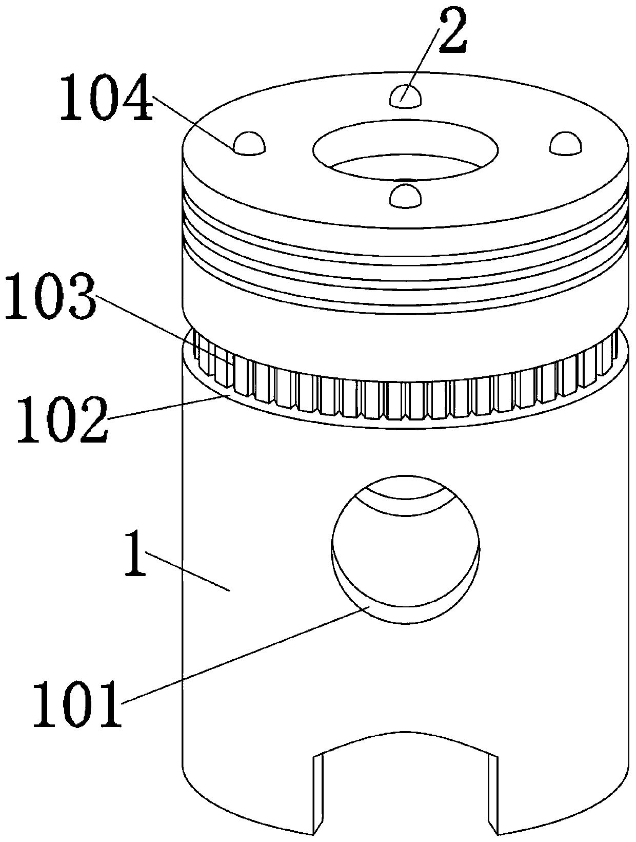 Lightweight wear-resistant engine piston insert ring
