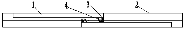 Glass window combination structure with good sealing performance