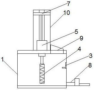 Part derusting device for engineering machinery