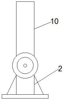 Part derusting device for engineering machinery