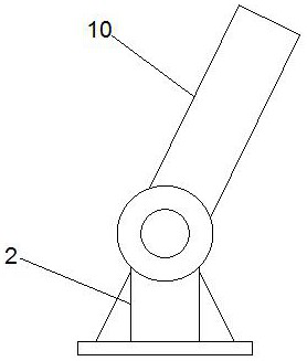 Part derusting device for engineering machinery