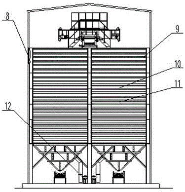 Assembling type steel plate bin integration system