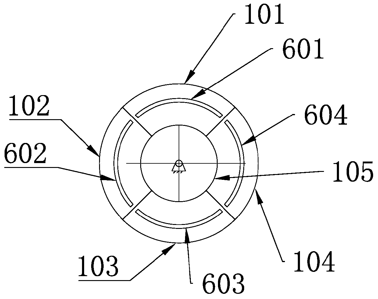 Electrostatic absorption traction device for air bubble film coiled materials