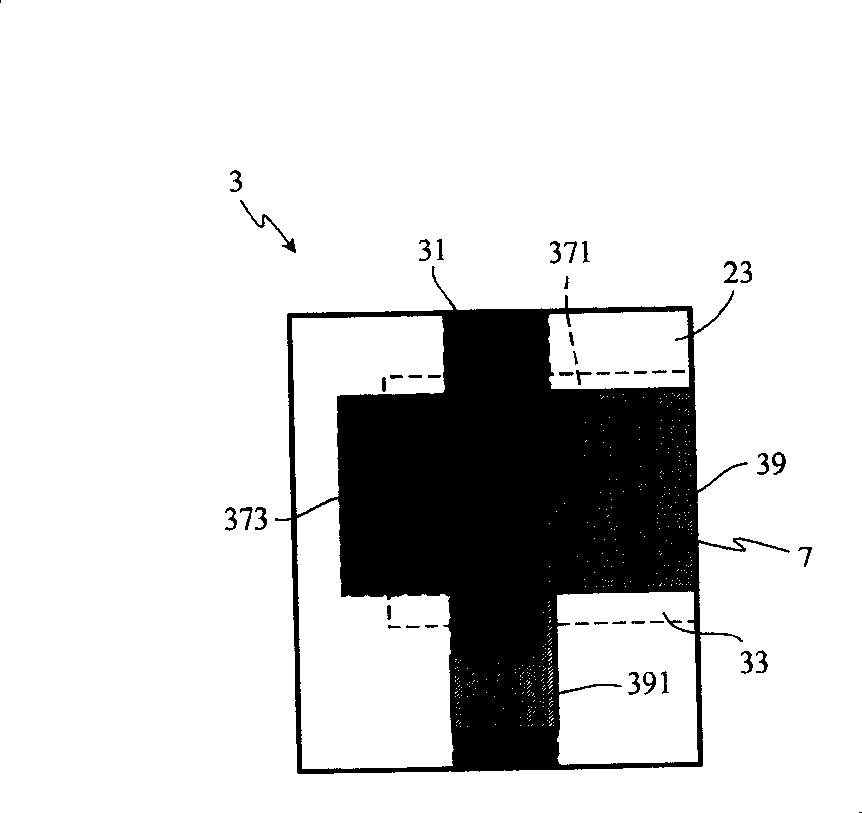 Transistor structure and control unit having same