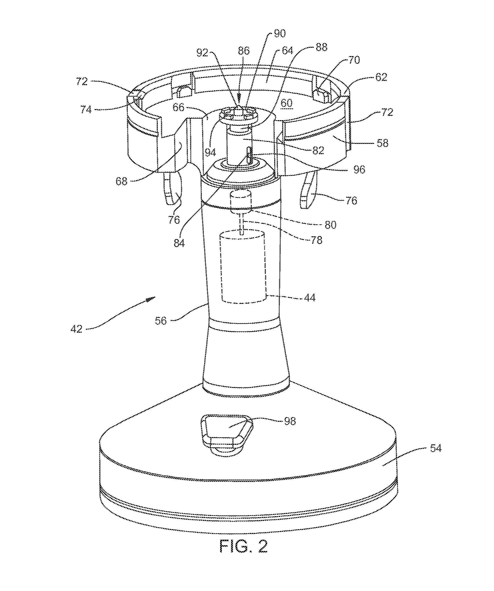 Bone cleaning assembly with a rotating cutting flute that is surrounded by a rotating shaving tube
