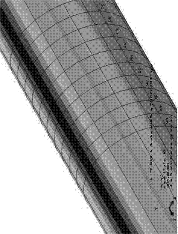 Modeling calculation and analysis method of stress field of composite submerged cable