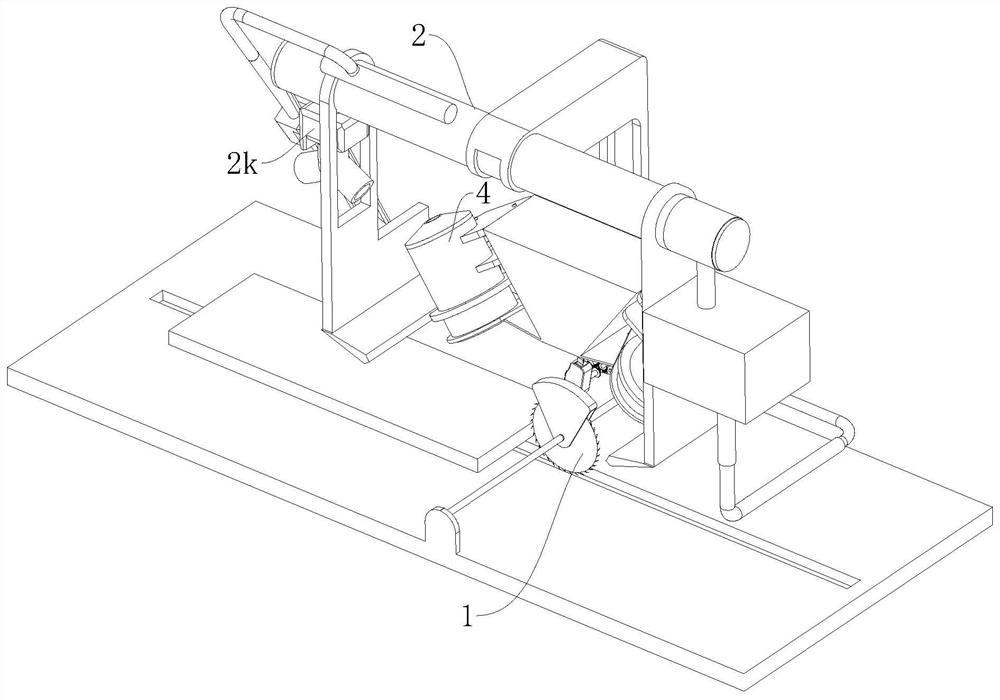 Synchronous dust-proof device utilizing machining kinetic energy