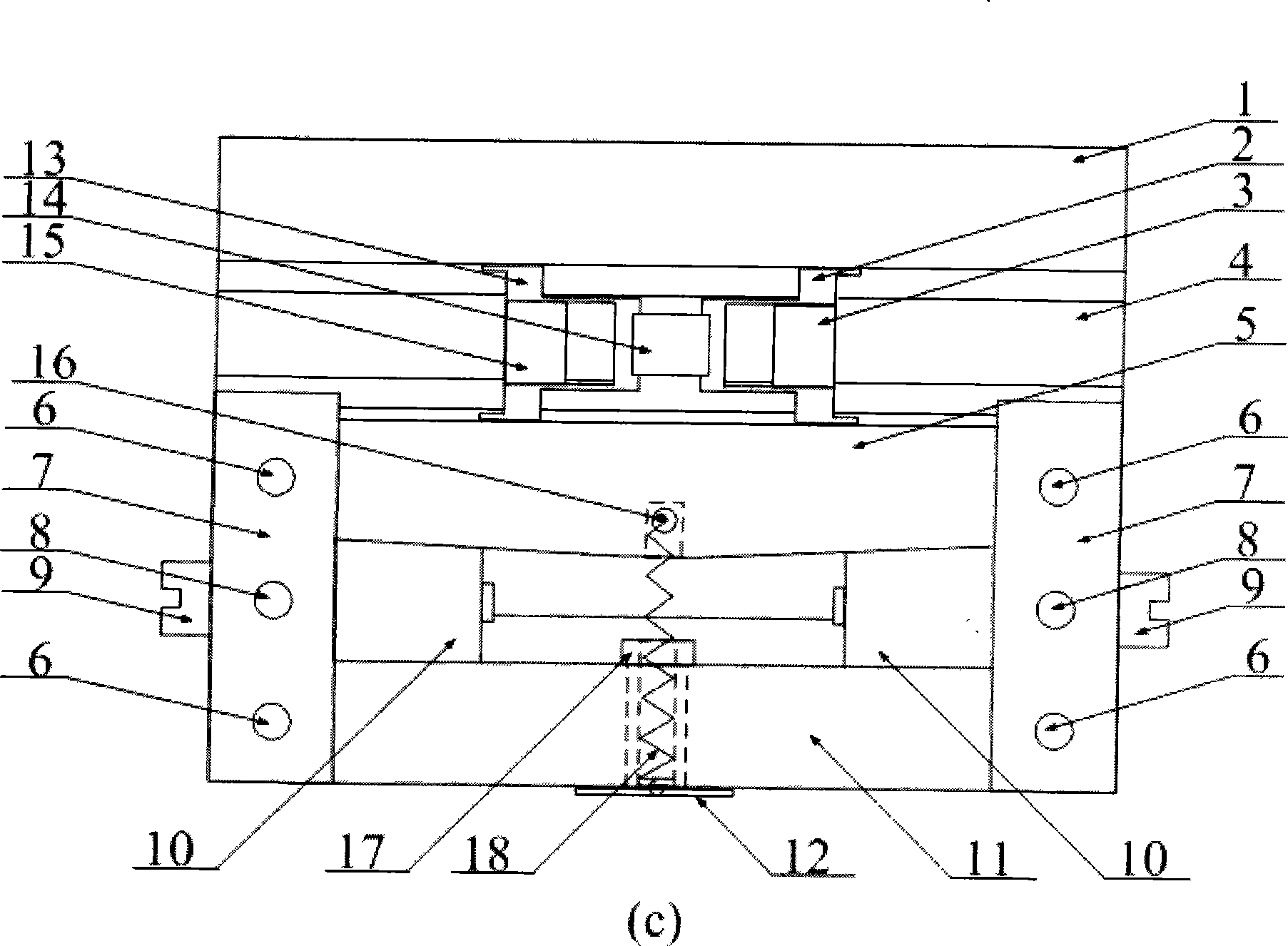 Piezoelectricity actuator with large displacement and large impulse force
