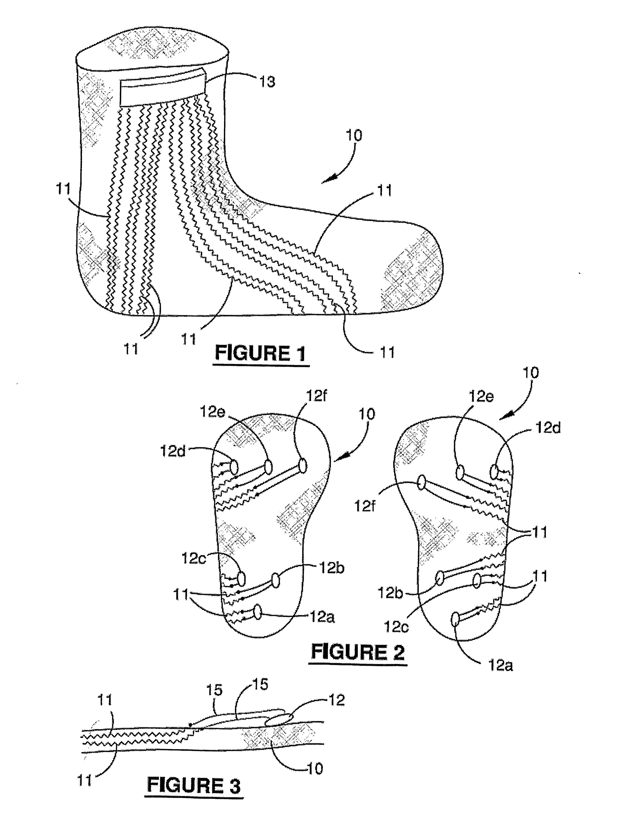 System, garment and method