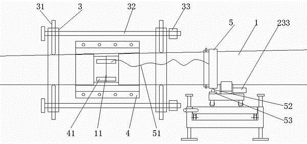 Electric wire post welding device and working method thereof