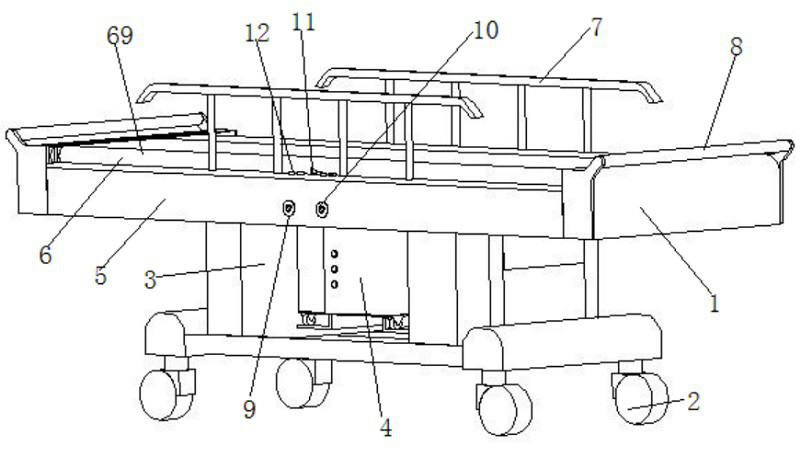 Multifunctional non-magnetic operating bed