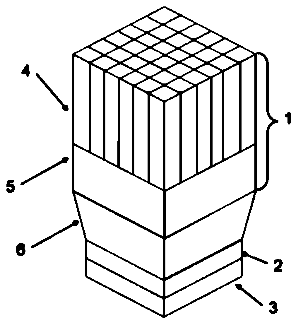 Multilayer scintillation crystal and PET prober