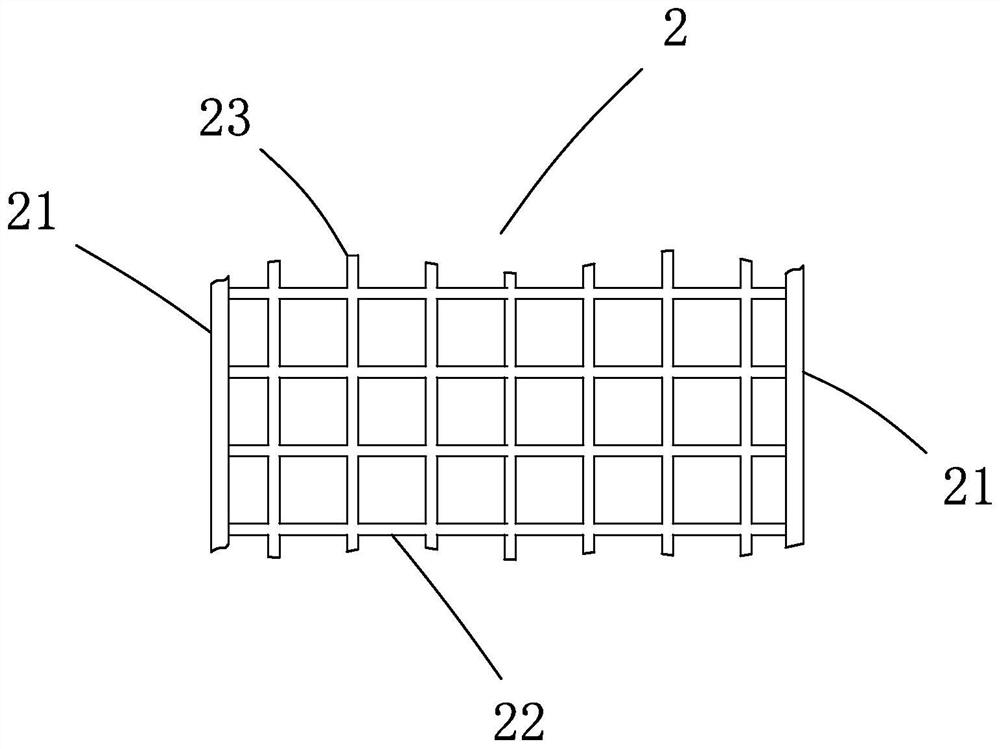 Gutter device of prefabricated steel structure roof system