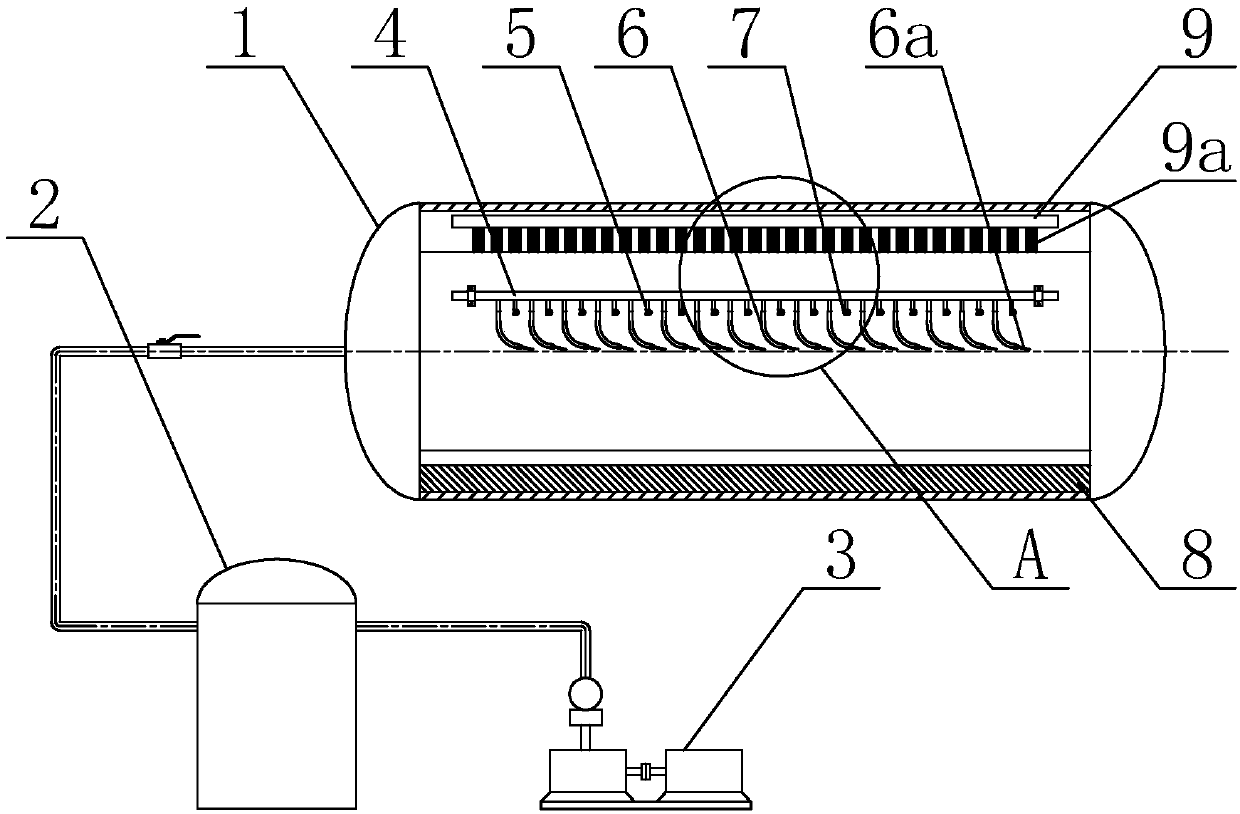 Autoclave with glass vacuum structure