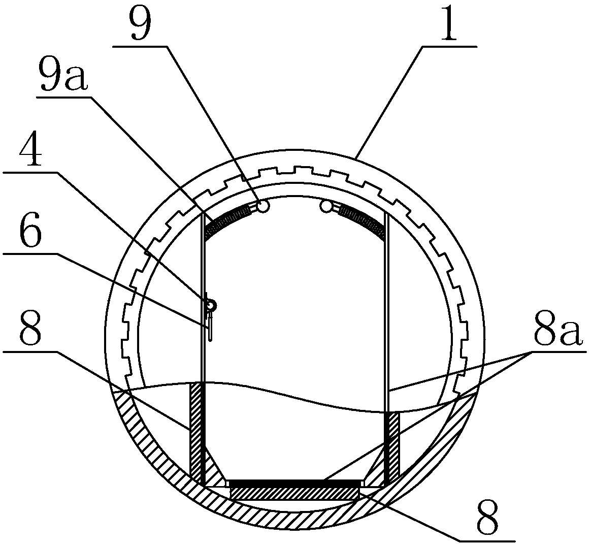 Autoclave with glass vacuum structure