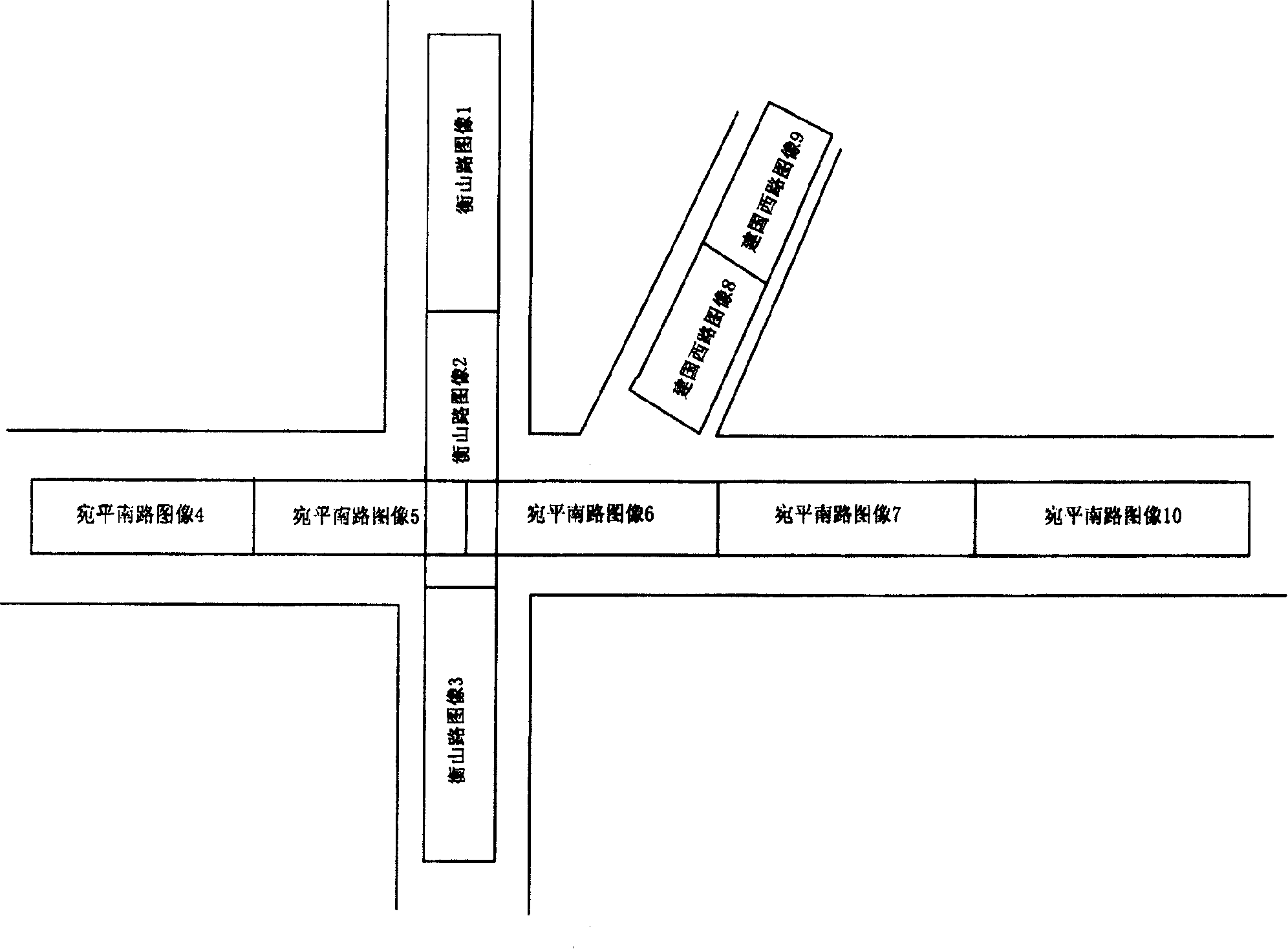 Geographic information search and display method and searching and display system using the method