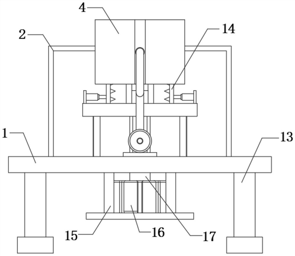 An anti-rust treatment device for the production of lighting fixtures