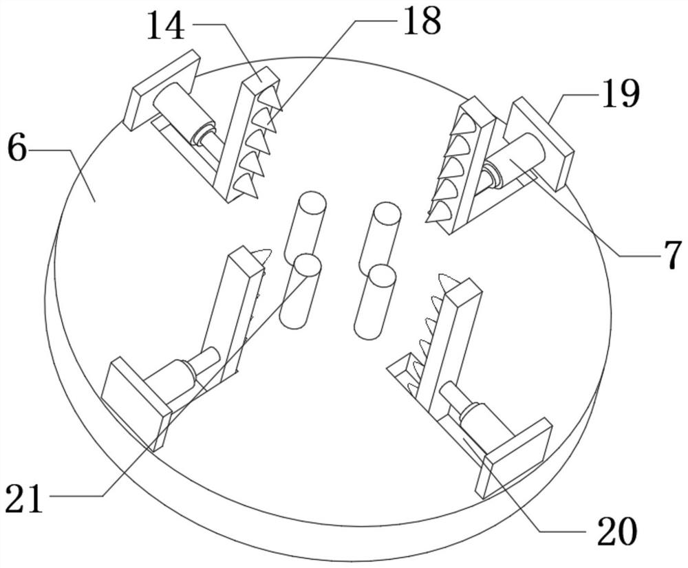 An anti-rust treatment device for the production of lighting fixtures