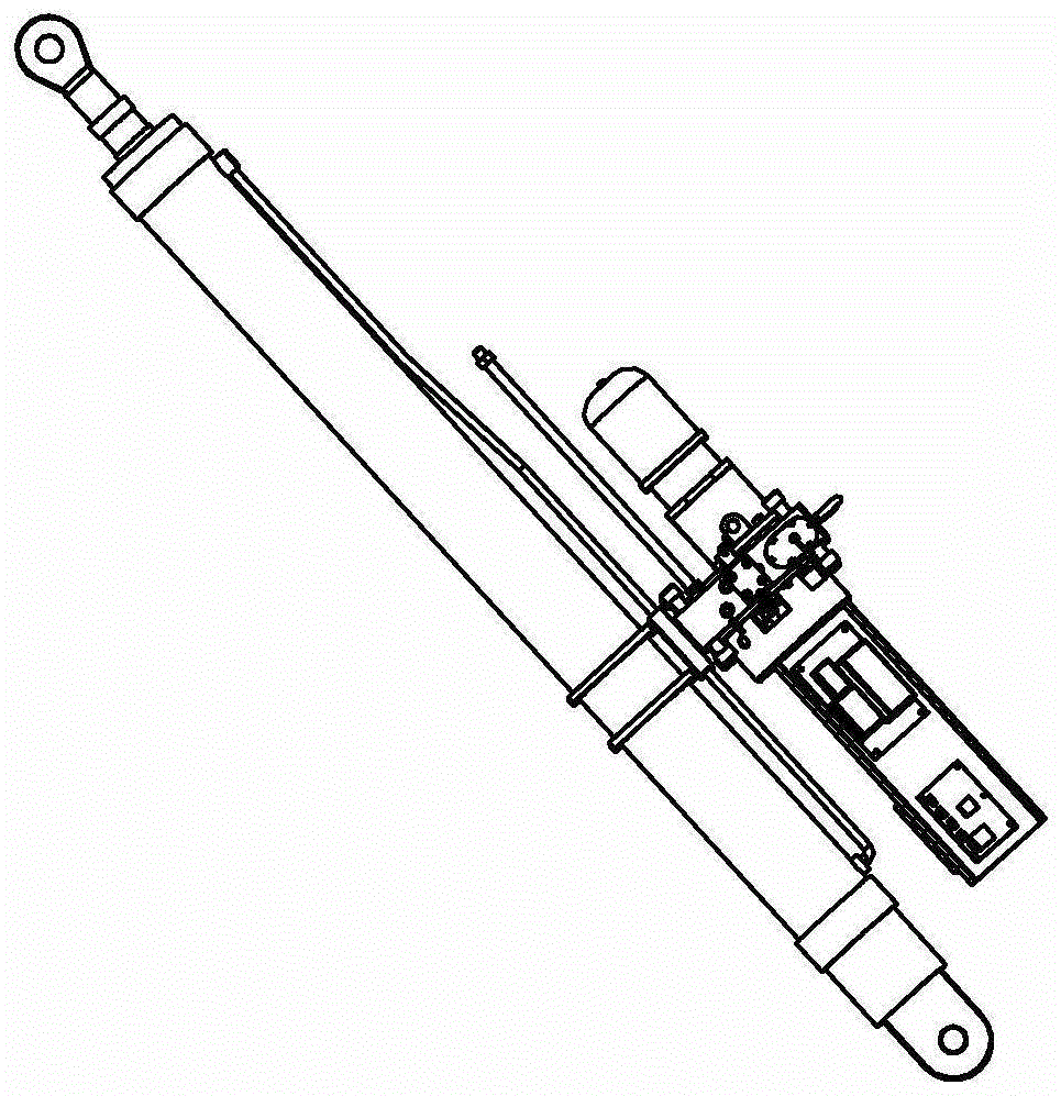 Hydraulic actuator and its method for implementing position control and position feedback