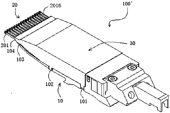 Independently mountable piezoelectric jacquard comb