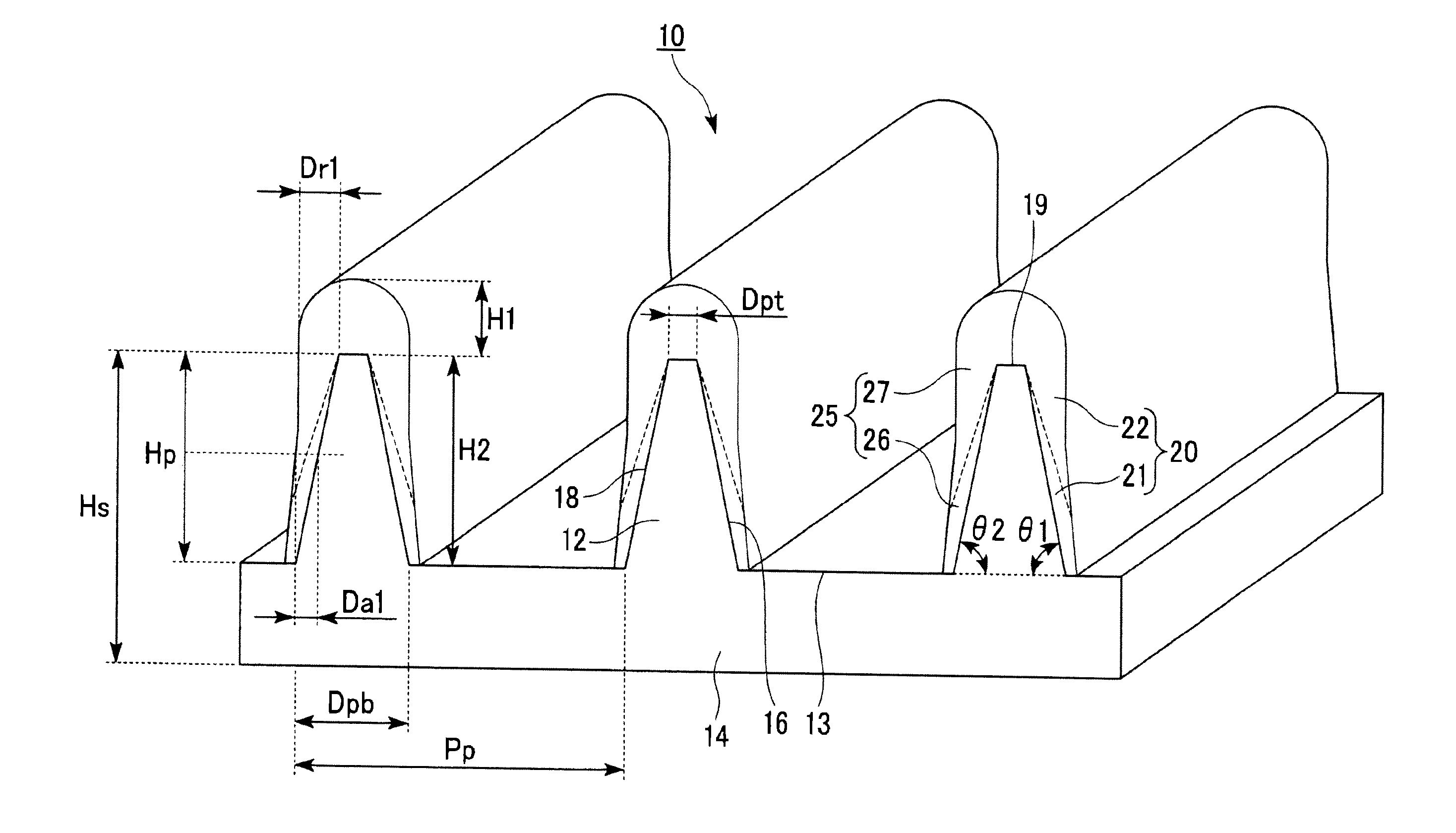 Process for producing wire-grid polarizer, and liquid crystal display device