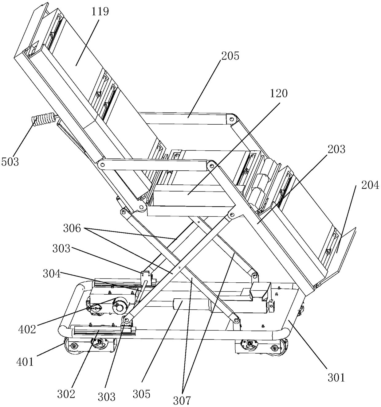 Sitting and lying patient transfer machine