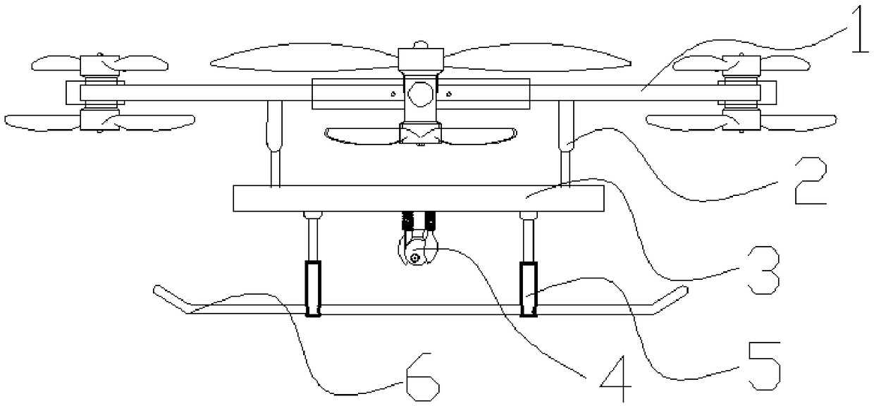 Unmanned aerial vehicle camera damping device