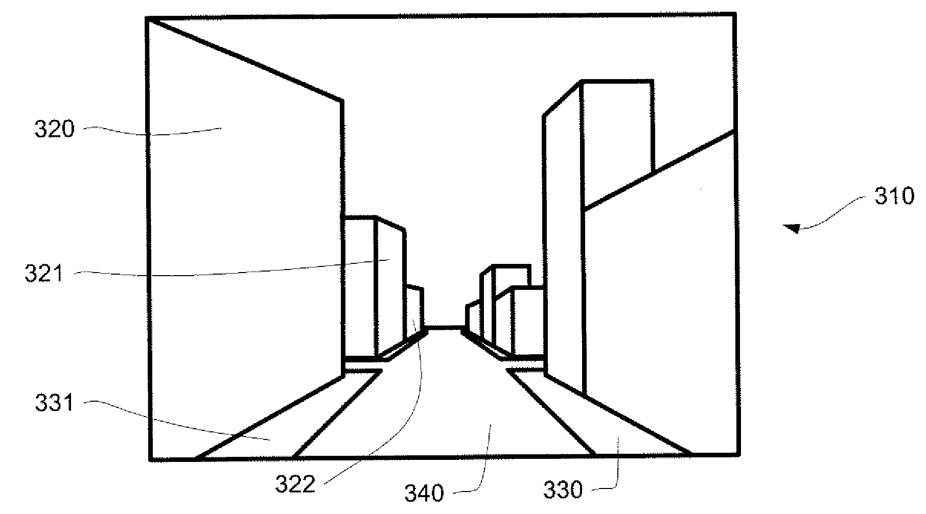System and method of indicating transition between street level images