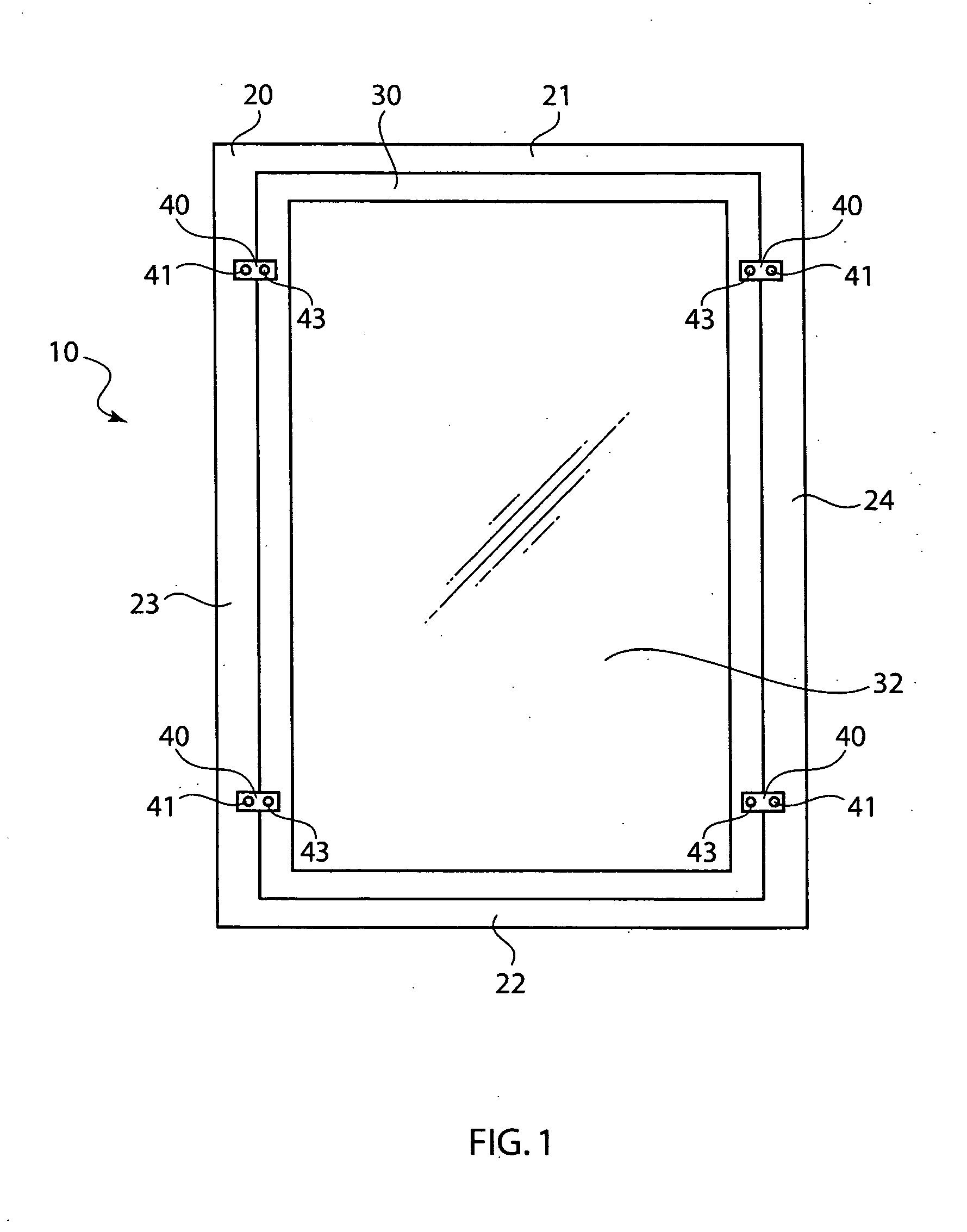 Interior storm window and method for attaching same