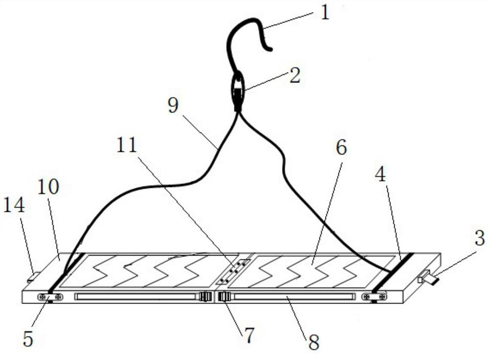Portable foldable anti-swing climbing plate