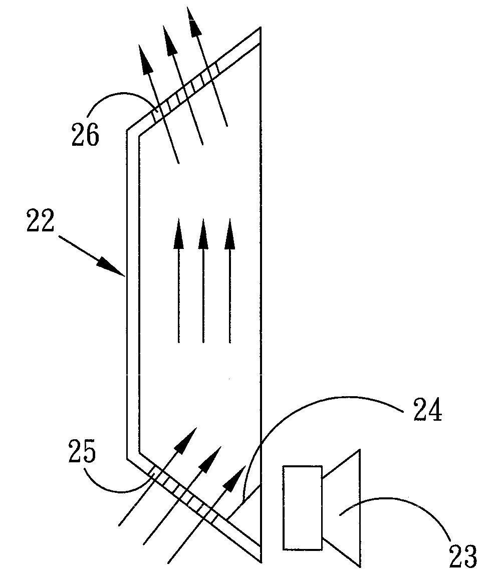 Electronic equipment having heat-dissipating device and method