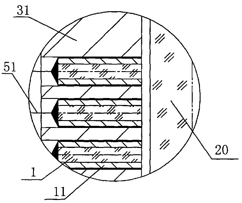 Isolated optical fiber seal switching device and machining method thereof