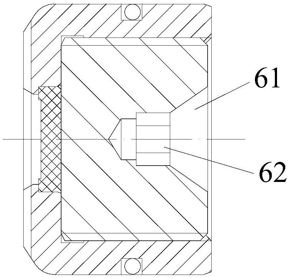 Switching mechanism of overflow safety valve