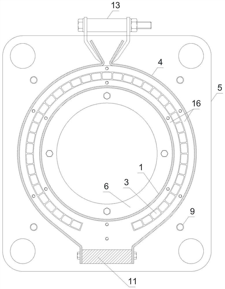 Foil type coil winding die with air channel