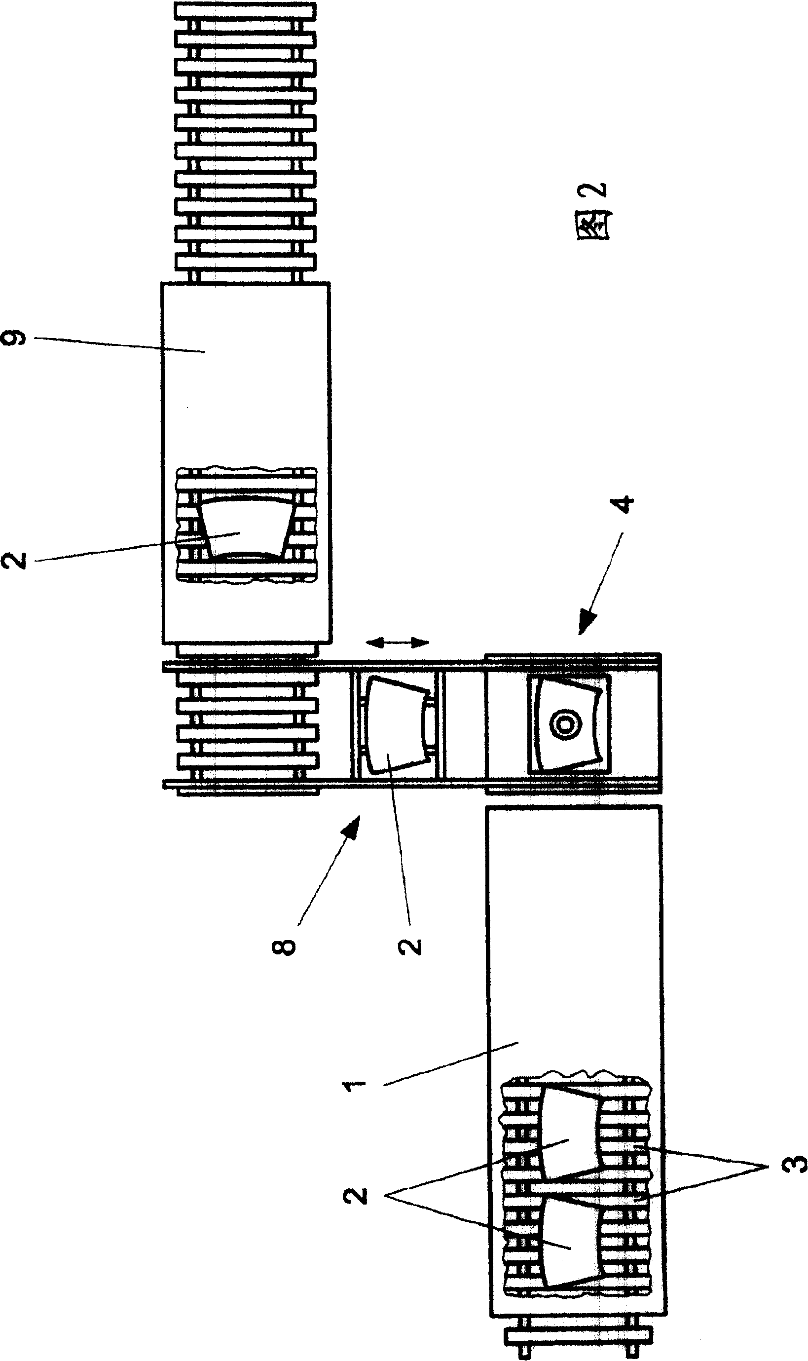 Device for producing a gas cushion